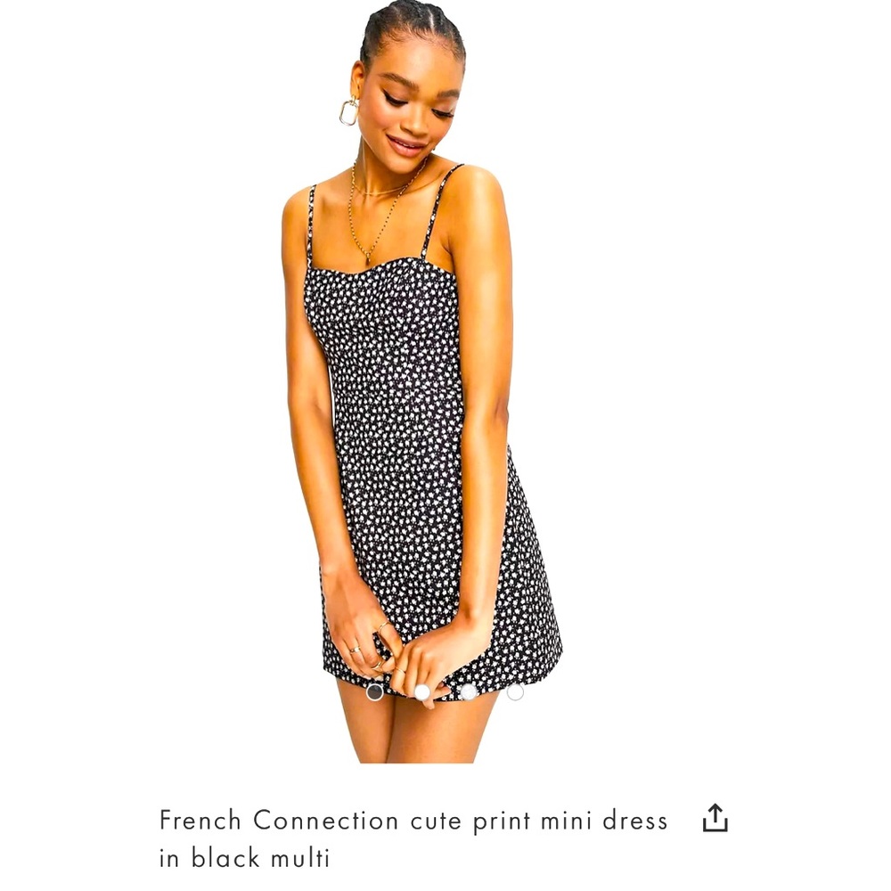 NWOT French Connection Floral Print Mini Dress